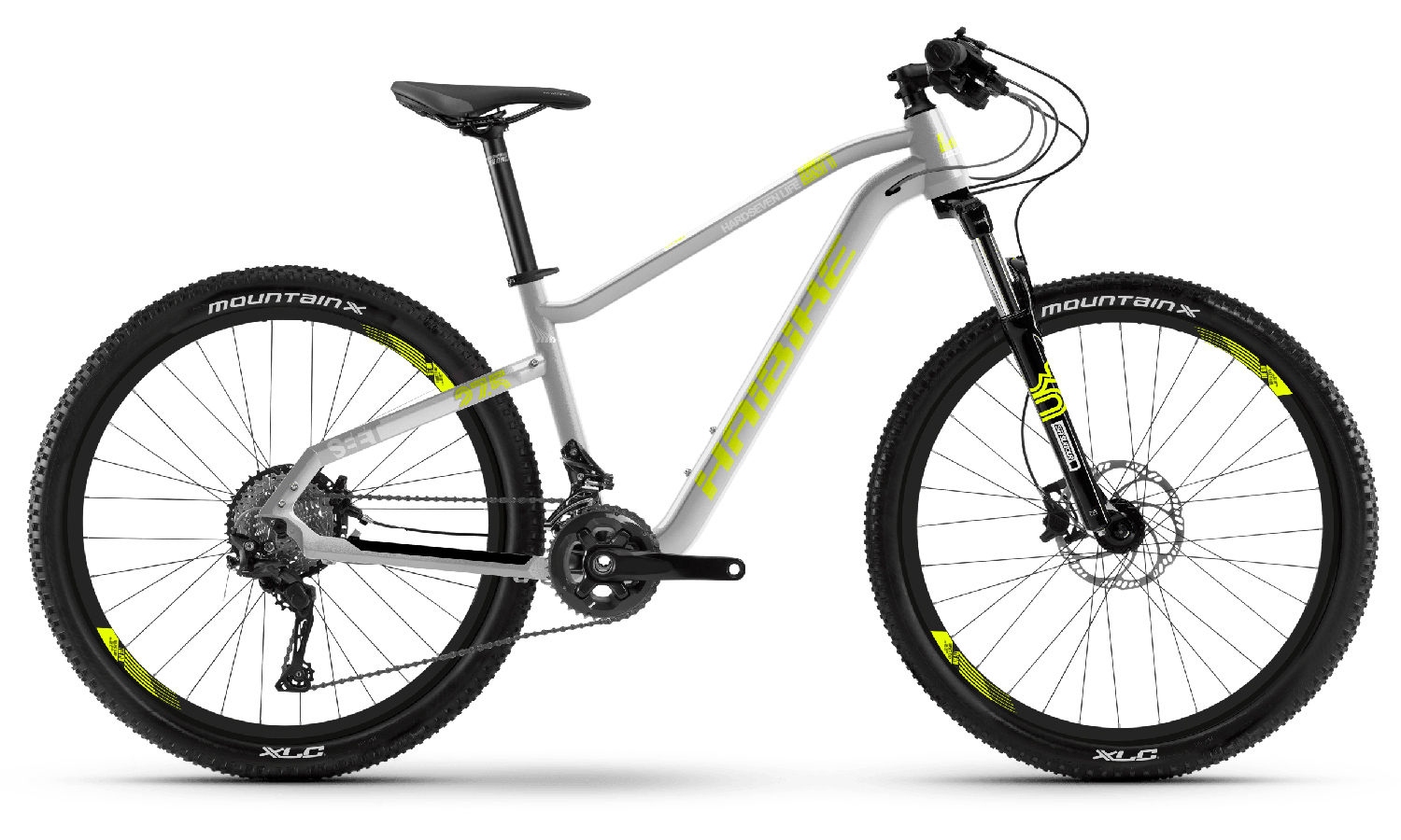 Фотографія Велосипед 27.5" Haibike SEET HardSeven Life 4.0 (2019) 2019 сріблястий